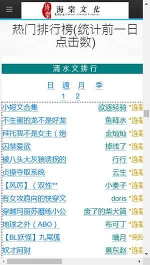 海棠文学城app截图2