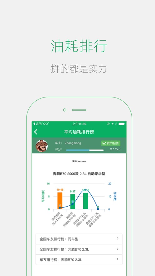 小熊油耗app截图3