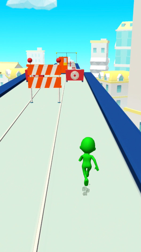 人类屋顶比赛游戏