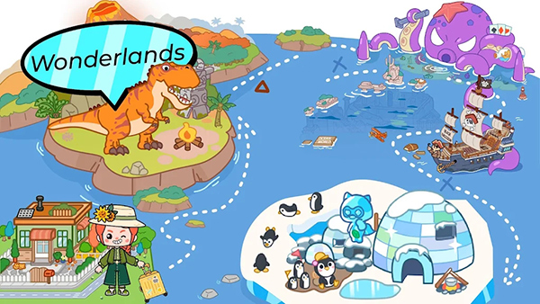 啊哈世界芭比梦幻城堡