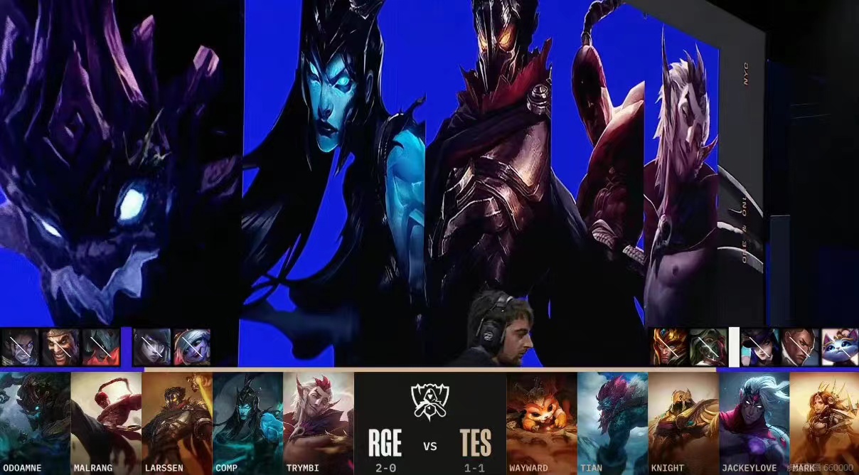 S12小组赛TES 小组赛第一轮TES不敌RGE