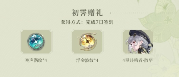 《鳴潮》公測(cè)福利一覽