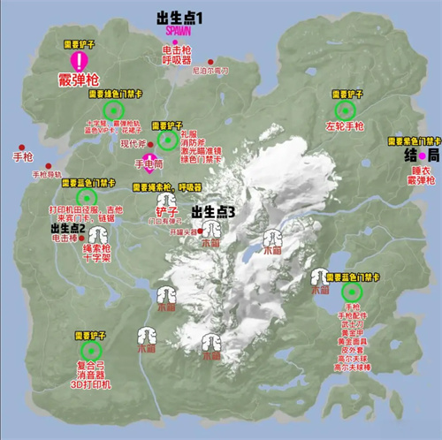 森林之子地图最新一览