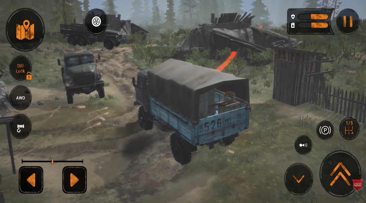 旋转轮胎泥泞奔驰 中文汉化版3