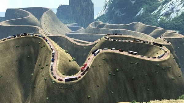 世界卡车模拟器2危险道路游戏-2 世界卡车模拟器2危险道路游戏