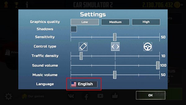 汽车模拟器2设置中文界面截图2