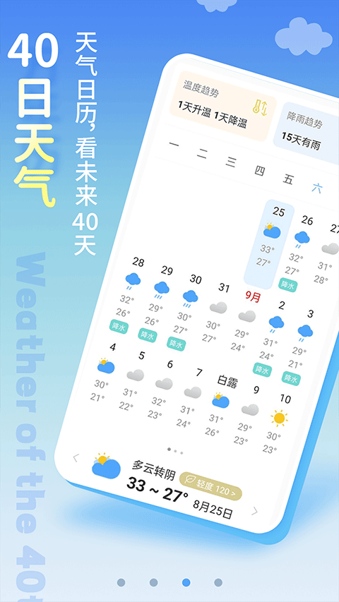 清新天气预报软件0