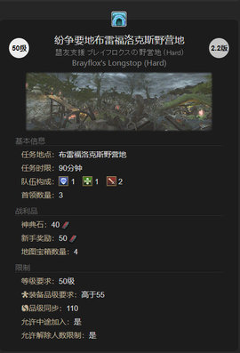 ff14纷争要地布雷福洛克斯野营地简易攻略