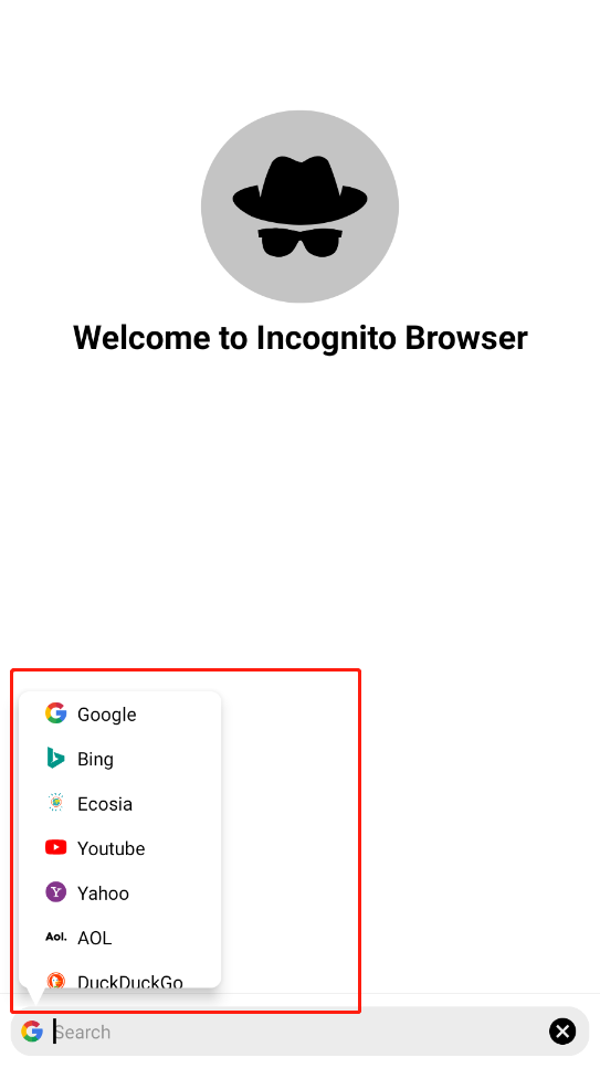 Incognito Browser