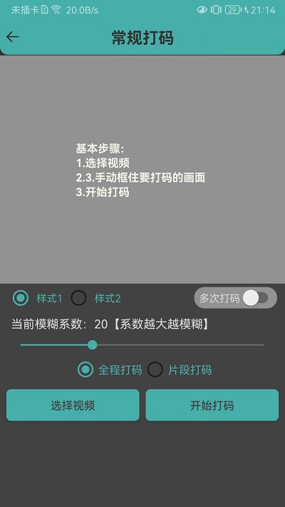 视频马赛克