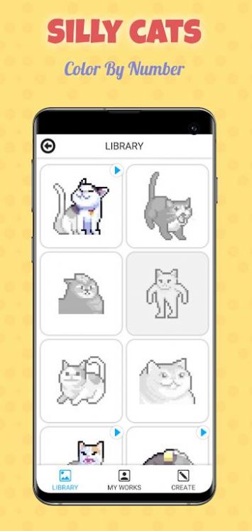 傻猫数字涂色汉化版-2 傻猫数字涂色汉化版