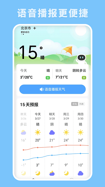 云播报天气