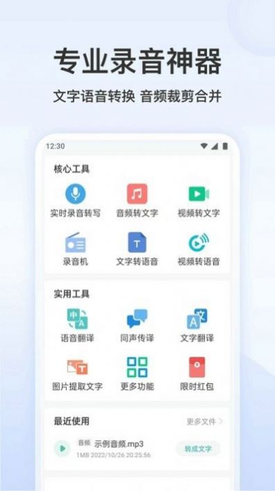 王牌录音转文字截图3