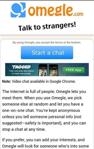 omegle 官方版截图2