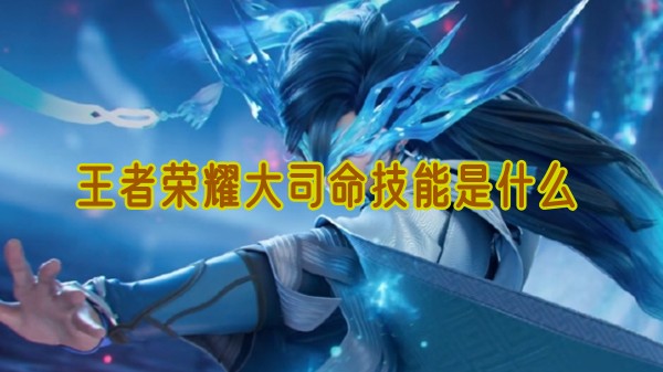 王者荣耀大司命技能是什么