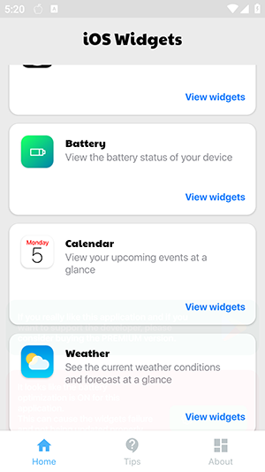 iOS Widgets1