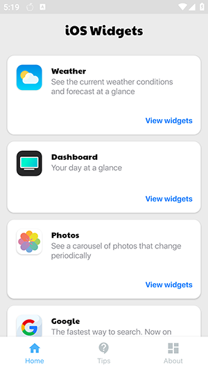 iOS Widgets截图4