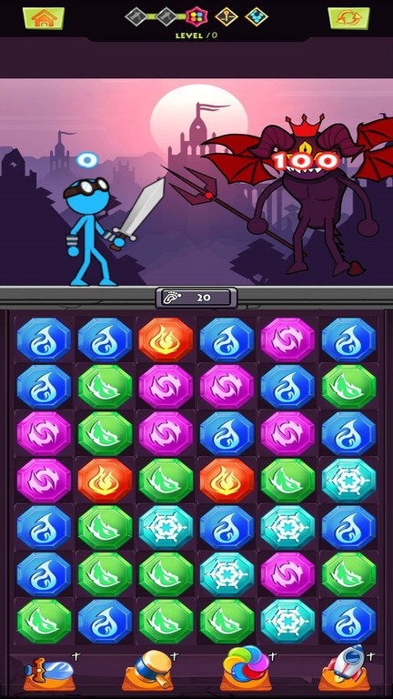 火柴人粉碎战手游截图