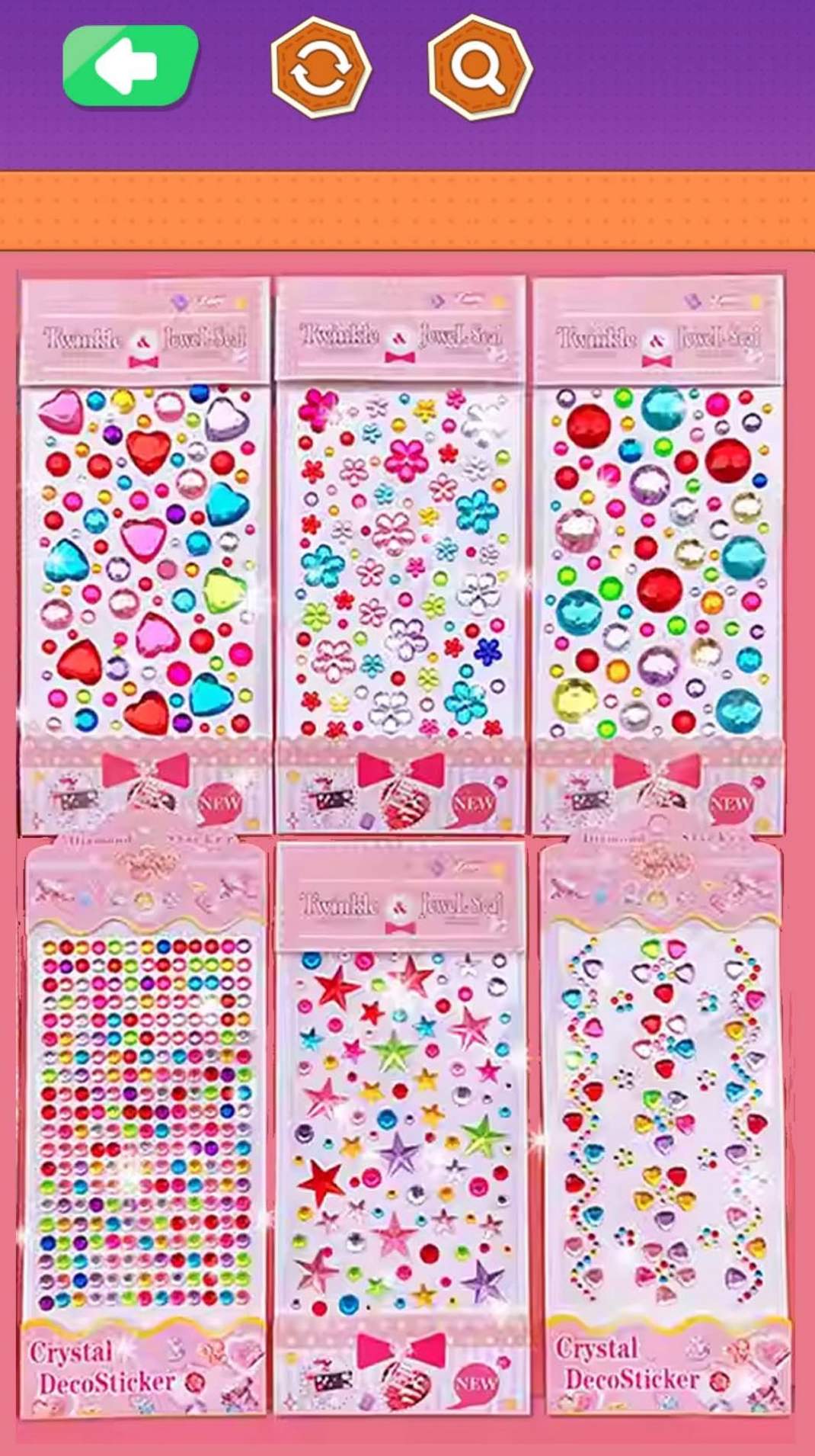 宝石贴纸diy手机版最新版截图