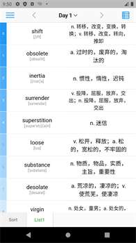 List背单词1