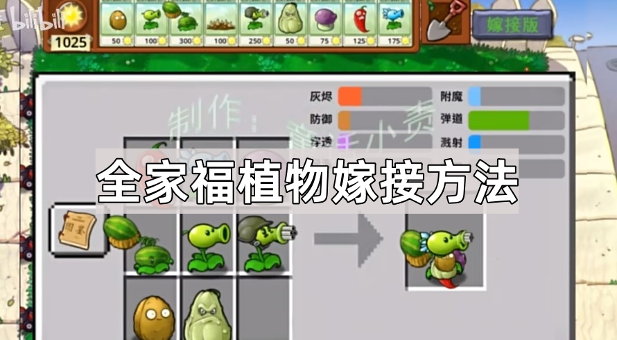 《植物大战僵尸嫁接版》全家福植物嫁接方法