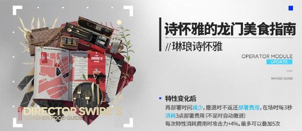 《明日方舟》琳琅诗怀雅新模组【诗怀雅的龙门美食指南】效果一览