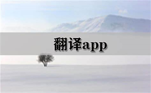 英语翻译app