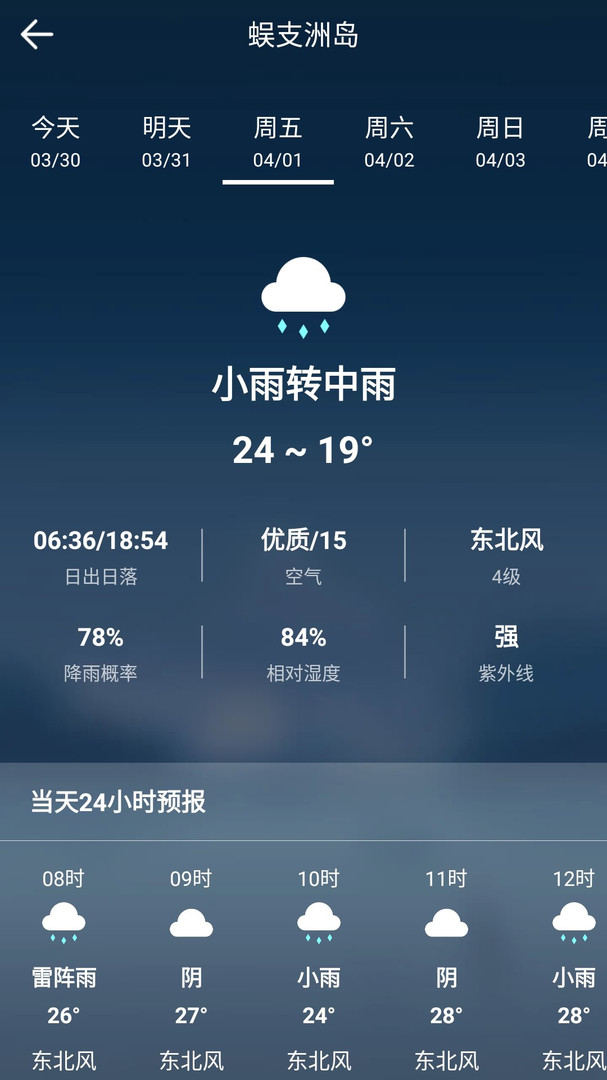 知趣天氣截圖2: