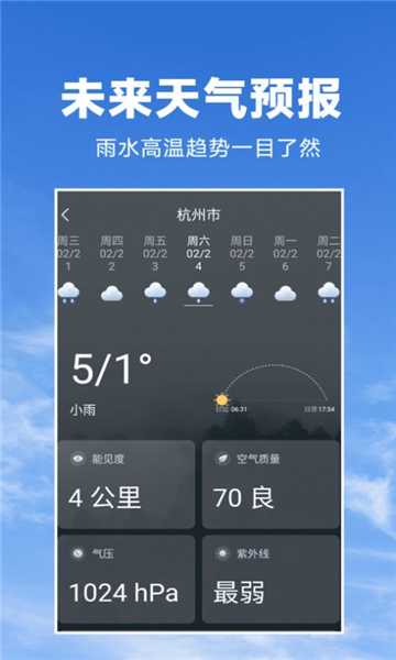 天氣預(yù)報(bào)知截圖1: