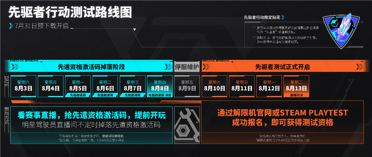 国产机甲游戏解限机即将开启公开测试