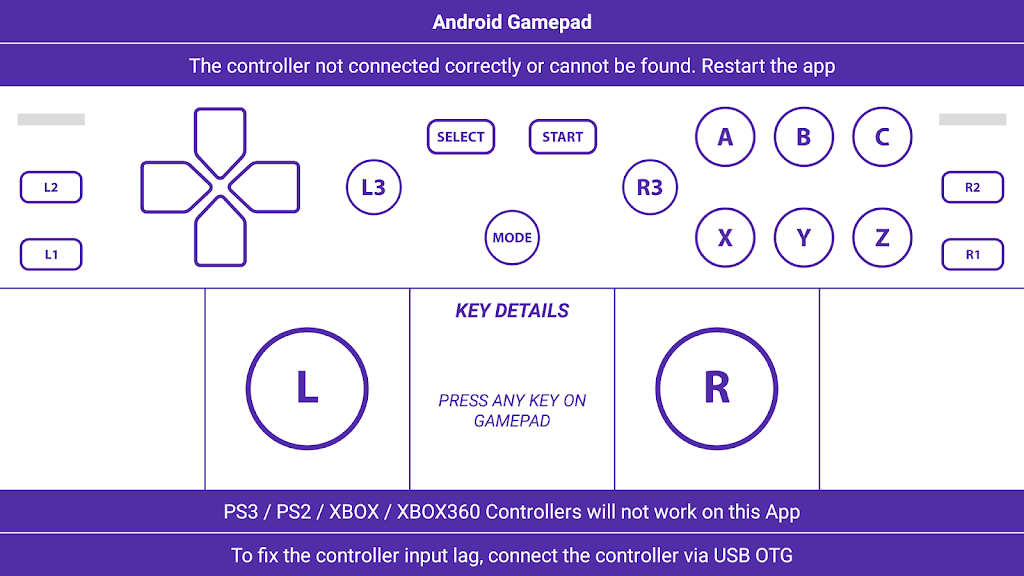 gamepad測試手柄截圖4: