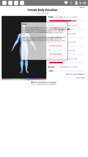 bodyvisualizer身材模拟器截图4: