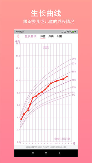 宝宝生活记录截图4: