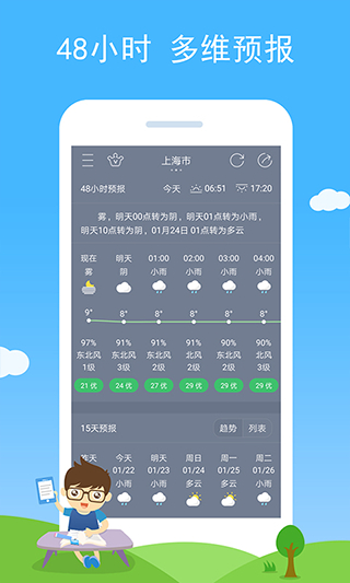 七彩天气app