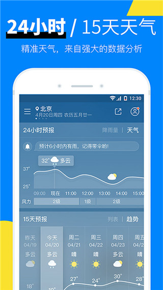 新晴天气app截图3: