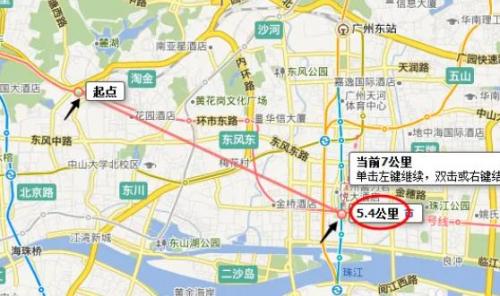 腾讯地图测距在哪里找