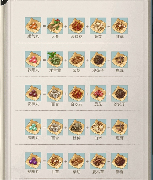 江湖悠悠炼药配方大全 最新炼妖配方一览