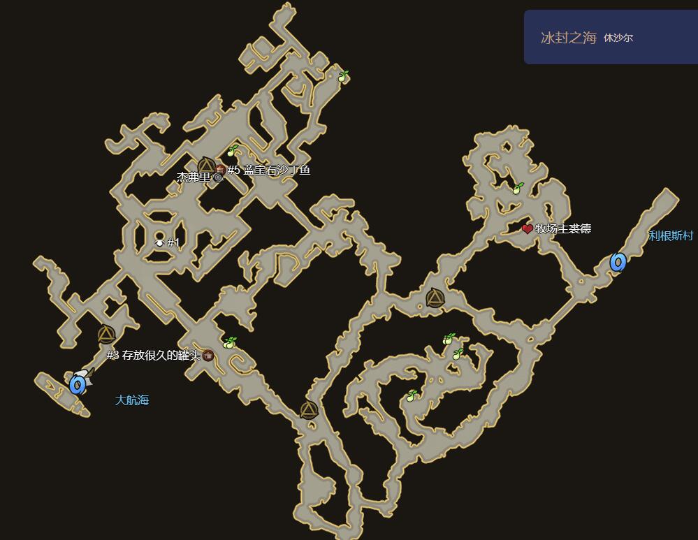 命运方舟冰封之海摩可可位置在哪里2