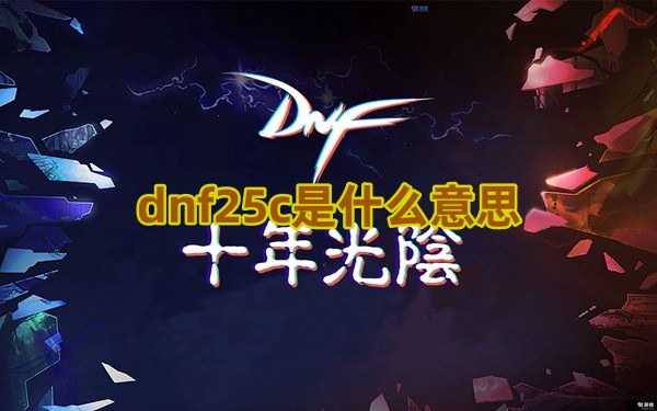 dnf25c是什么意思