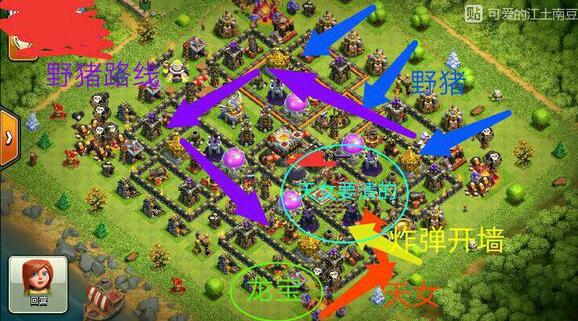 部落冲突11本部落战天女野猪流打法 部落冲突天女野猪流怎么玩