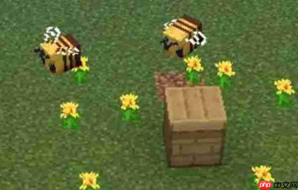我的世界養(yǎng)殖蜜蜂方法