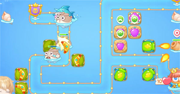 保衛(wèi)蘿卜4海的閨女第10關(guān)通關(guān)圖文攻略