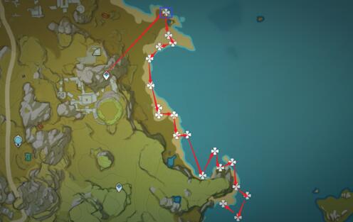 原神星螺快速采集路線怎么走